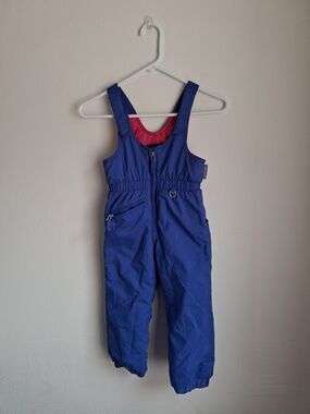 Obermeyer Girls Blue Ski Overalls Size 4